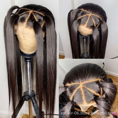 Wholesale Hd Transparent Lace Front Wig, 100 Raw Virgin Human Hair Wigs, Glueless Remy Natural Human Hair Wigs Vendor